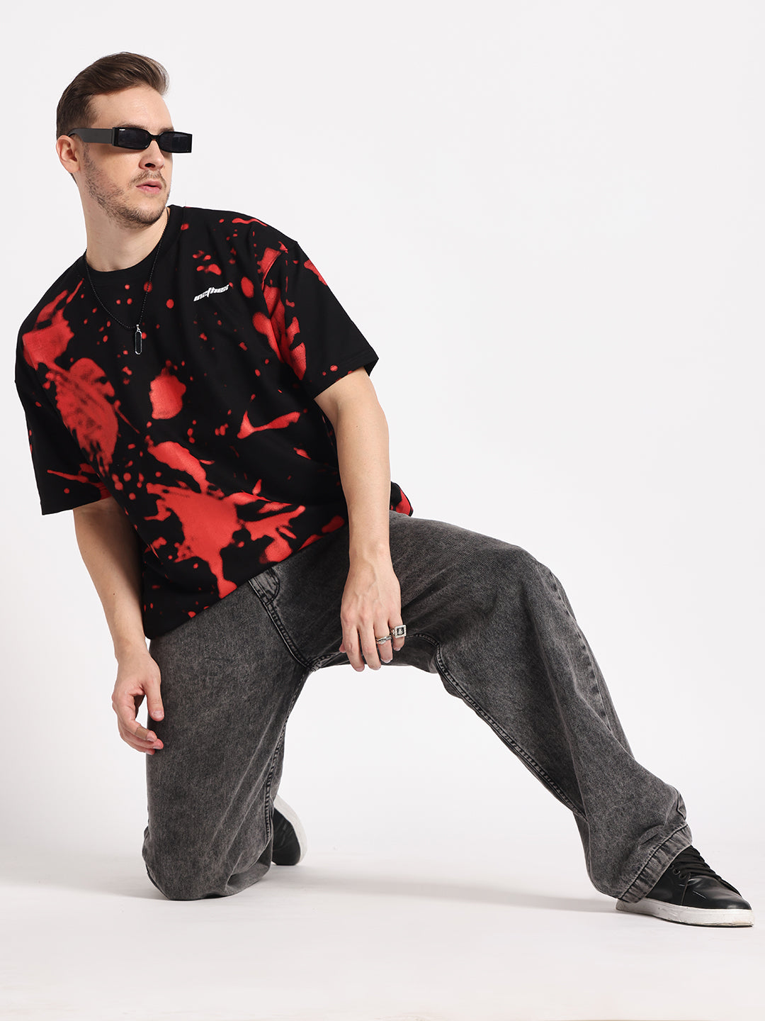 Red-Black Chaos Splatter