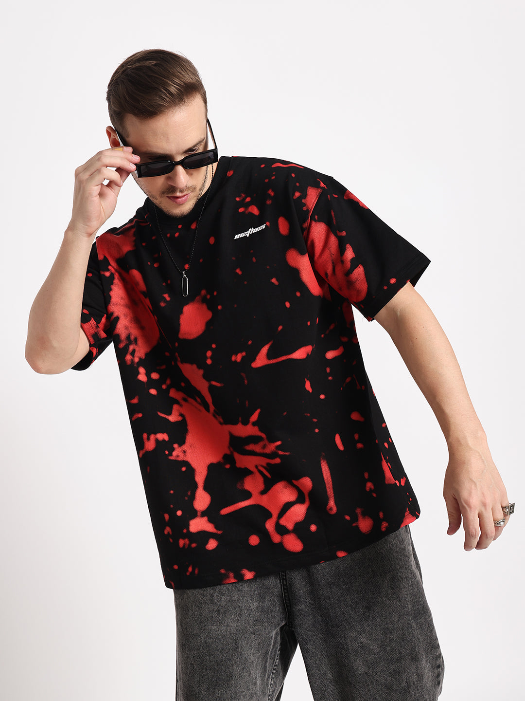 Red-Black Chaos Splatter