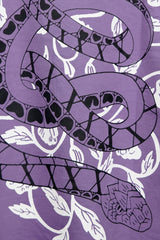Serpent Bloom Oversized T-Shir
